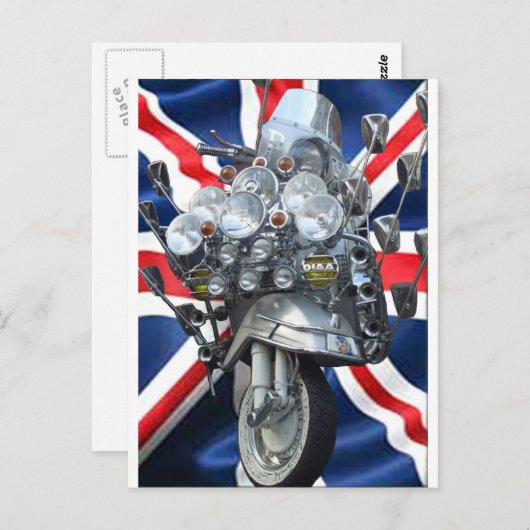 Scooter Briefkaart (Voorkant / Achterkant)