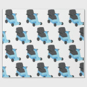 Scooter Cadeaupapier (Vlak)