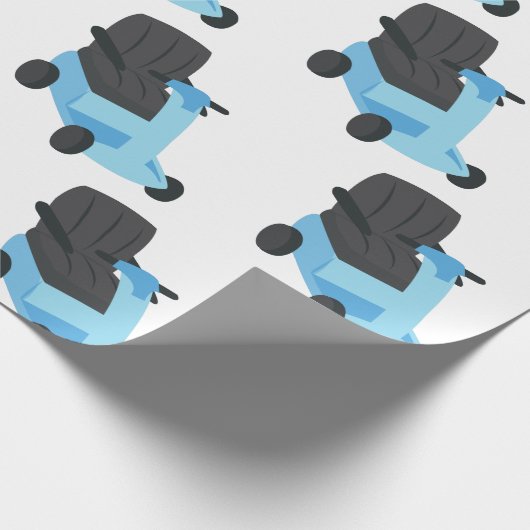 Scooter Cadeaupapier (Hoek)