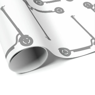 scooter cadeaupapier