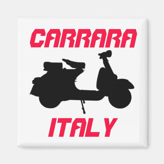 Scooter, Carrara, Italië Magneet (Voorkant)