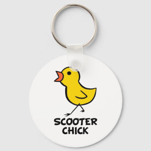 Scooter Chick Sleutelhanger