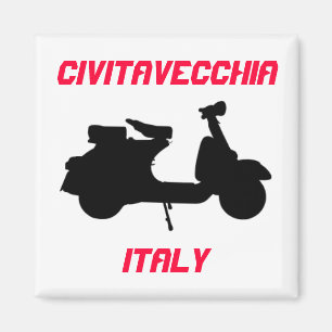 Scooter, Civitavecchia, Italië Magneet