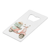 Scooter côtier rose et aqua mignon (Devant Angle)