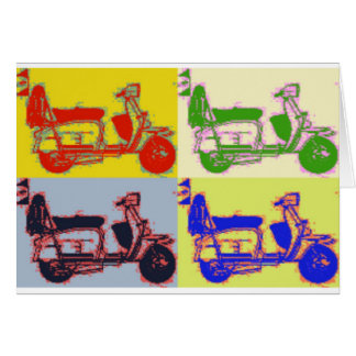 SCOOTER D'ART DE POP