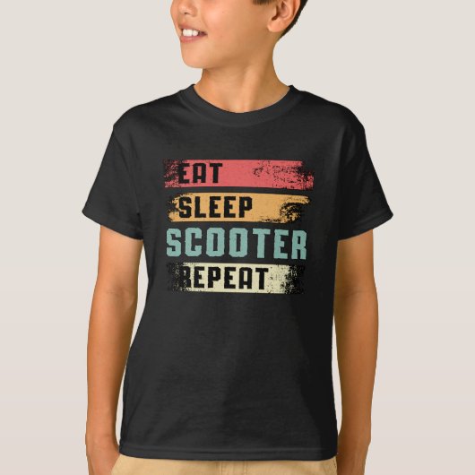 Scooter Driver E-Scooter Escooter Stunt T-shirt (Voorkant)