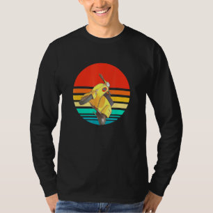 Scooter Driver Retro Classic Motorfiets Bromfiets T-shirt