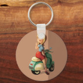 Scooter Girl Sleutelhanger (Voorkant)