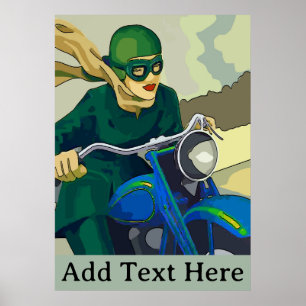 Scooter Girl, voeg tekst Poster toe