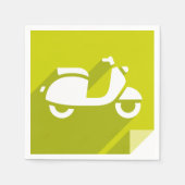 Scooter Icon Napkins Servet (Voorkant)