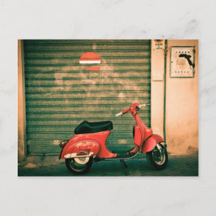 Scooter in Italië Briefkaart