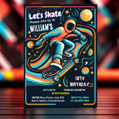 Scooter Jump Zone Skateboarden 13e verjaardag Kaart