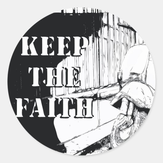 Scooter Keep the Faith Ronde Sticker (Voorkant)