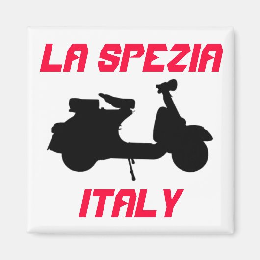 Scooter, La Spezia, Italië Magneet (Voorkant)