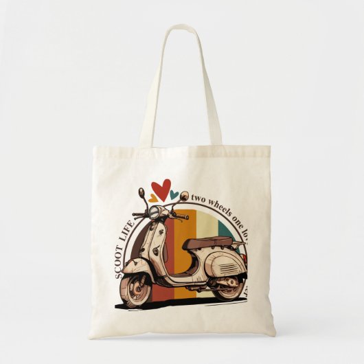 Scooter Life Boodschappentas Tote Bag (Voorkant)
