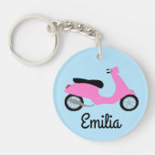 Scooter Moped Motorcycle CUSTOM Sleutelhanger (Voorkant)
