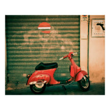  scooter | Perfect Poster | Rome Italië