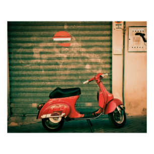  scooter   Perfect Poster   Rome Italië