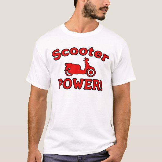 Scooter POWER! T-shirt (Voorkant)