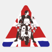 Scooter Rider UJ 2 mod triangle autocollants