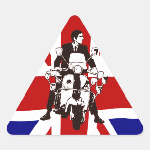 Scooter Rider UJ 2 mod triangle autocollants