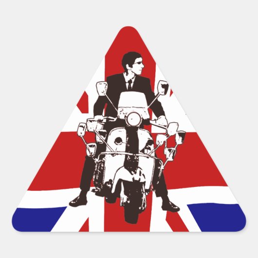 Scooter Rider UJ 2 mod triangle autocollants (Devant)