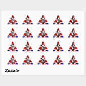 Scooter Rider UJ 2 mod triangle autocollants (Feuille)