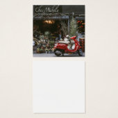 Scooter rouge vintage (Devant & derrière)