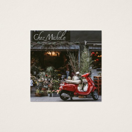 Scooter rouge vintage (Devant)