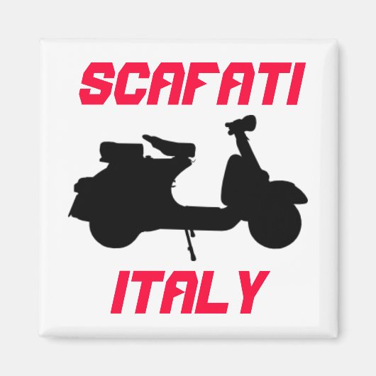 Scooter, Scafati, Italië Magneet (Voorkant)