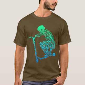 Scooter Stunt Gift for Boys Kinder Youth T-shirt