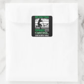 Scooter This Is How I Roll Vierkante Sticker (Tas)