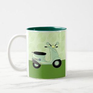 Scooter Trio Green-Mok Tweekleurige Koffiemok