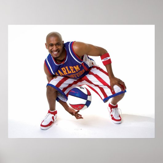 Scooter tussen de benen poster (Voorkant)