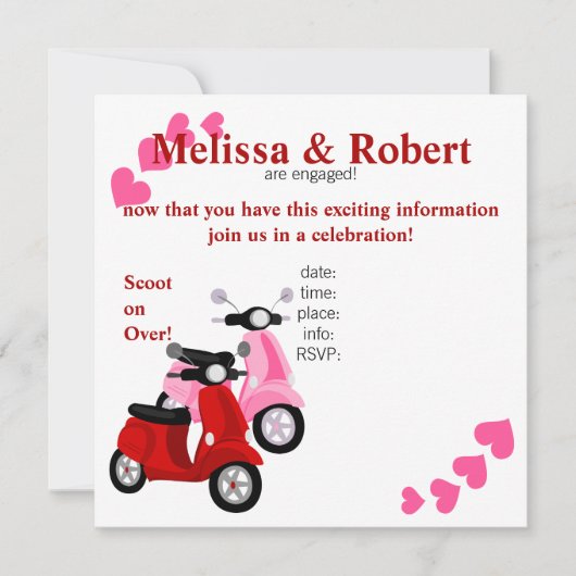 Scooter voor twee! kaart (Voorkant)