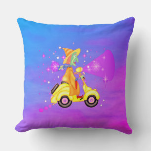 Scooter Witch Sierkussen