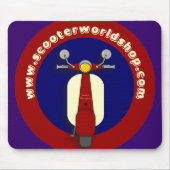 Scooter World Mousepad Muismat (Voorkant)