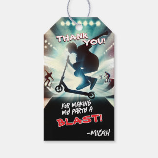 Scooterfeest Dank Je Tag Cadeaulabel