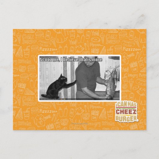 Scooz me, I believe that's mine Briefkaart (Voorkant)