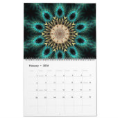 Scopesia fractale 12 Mois Mandala Calendrier (Feb 2026)