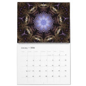 Scopesia fractale 12 Mois Mandala Calendrier (Jan 2026)