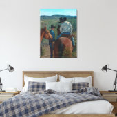 Scoping de Bosque Canvas Afdruk (Insitu (Slaapkamer))