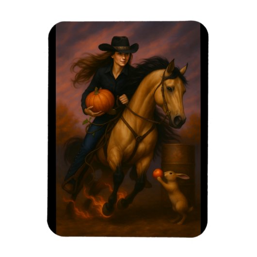 Scorching Fast Barrel Racing Team! Magneet (Verticaal)