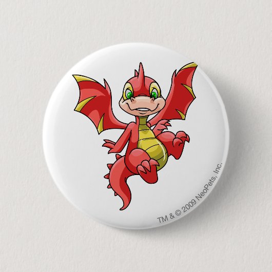 Scorchio Red Ronde Button 5,7 Cm (Voorkant)