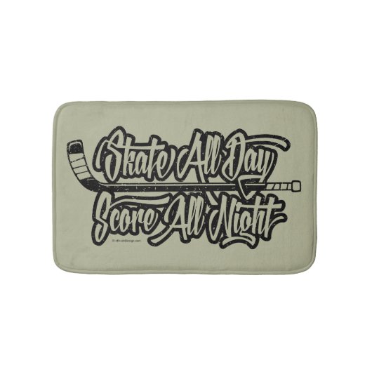 Score All Night (Hockey) Badmat (Voorkant)
