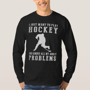 Score Away Volwassen: Omarm de Hockey Escape! T-shirt