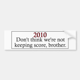 Score behouden _ 2 bumpersticker