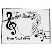 Score de musique Grand sac cadeau (Dos)