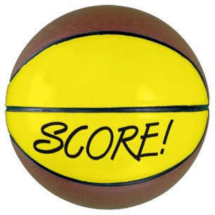 Score geel basketbal