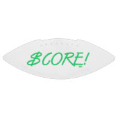 Score green and white dollar sign football (Paneel)